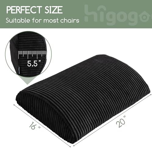 Lumbar Support Pillow for Recliner Chair/Accent Chair/Couch, Extra Large Memory - Image 2