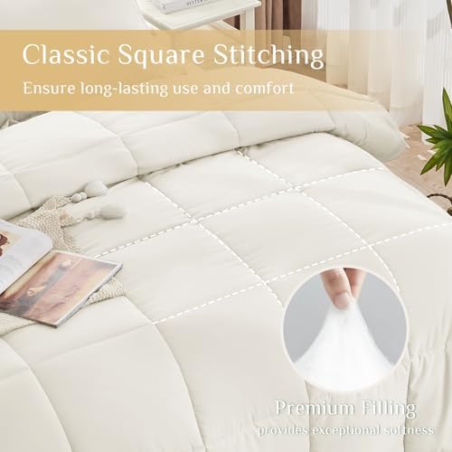 JOLLYVOGUE Full Comforter Set, Ultra-Soft Bed in a Bag Full Size 7 Pieces - Image 3