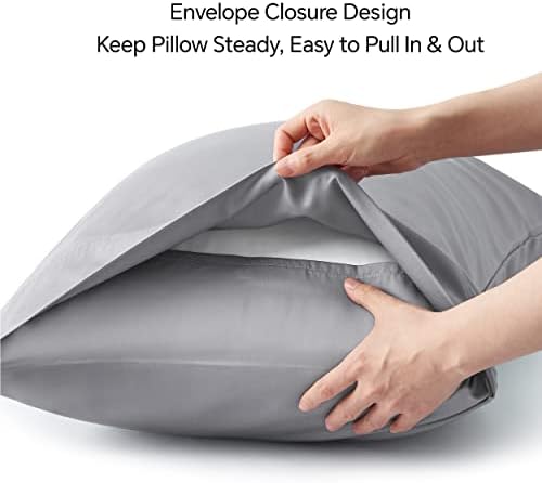 BEDELITE Pillow Cases Standard Size 2Pcs, Rayon from Bamboo - Image 6