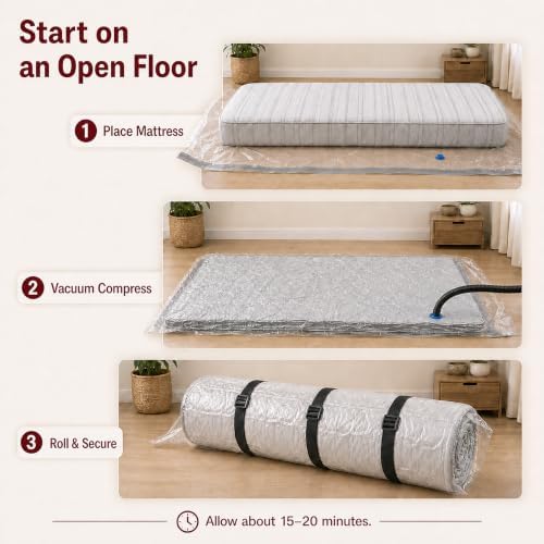 Mattress Vacuum Bag with Straps - Image 4