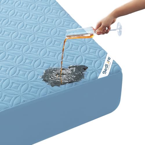 BEDLORE Waterproof Mattress Protector, Twin Size Mattress Pad by Bedlore
