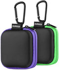 Sunguy 2-Pack Earbuds Case, Portable Small Earbud Carrying Case Storage Bag by SUNGUY
