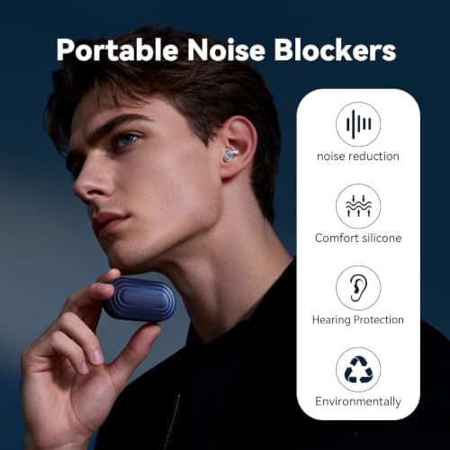 Ear Plugs for Sleeping, Silicone Noise Cancelling Ear Plugs - Image 2