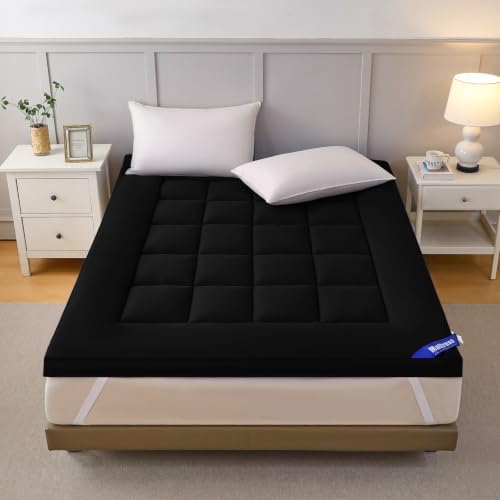 Shatex 2.5 inch Mattress Topper Queen, Extra Thick Fitted Bed Topper by Shatex