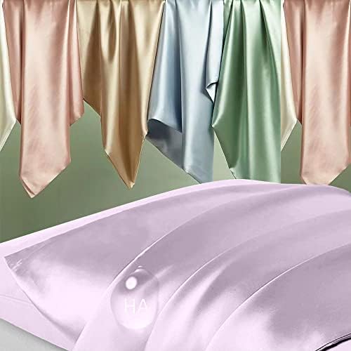 Silk Pillowcase 2 Pack, Natural Mulberry Silk Pillow Case, Anti Acne Silk - Image 2