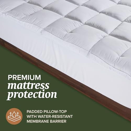 Beckham Hotel Collection King Size Mattress Pad & Protector Hybrid - Image 2
