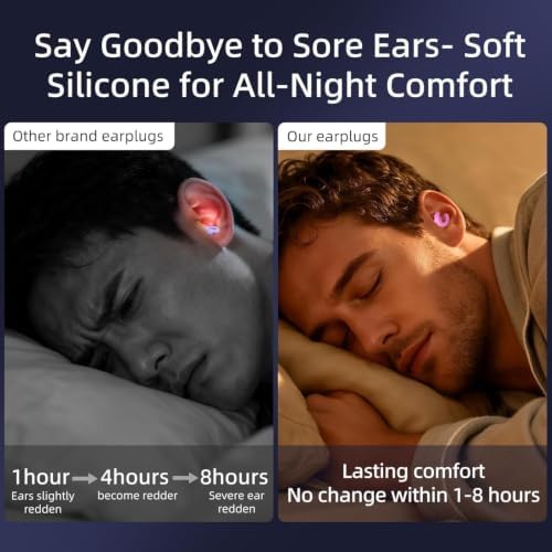 Noise Cancelling Ear Plugs Sleep 33dB NRR Side Sleep Small Ear - Image 5