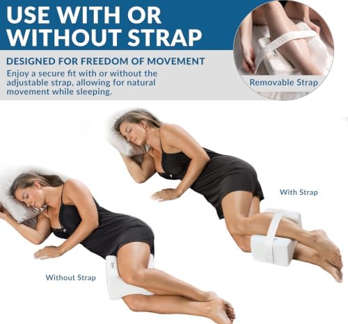 ComfiLife Knee Pillow for Side Sleepers – Cooling Leg Pillow for Side Sleeping - Image 7