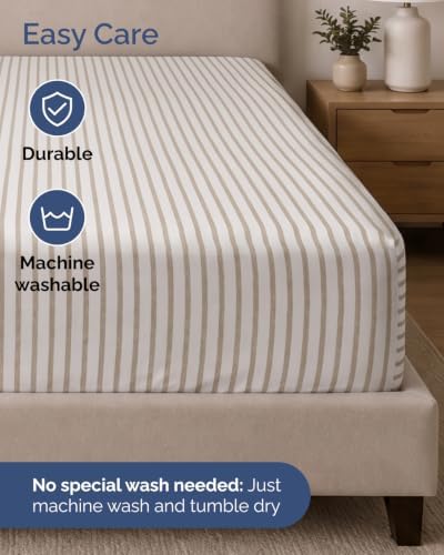 CGK Linens 2 Pack Extra Deep King Fitted Sheets - Image 6