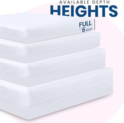 Waterproof Zippered Mattress Protector Full Size - Image 2