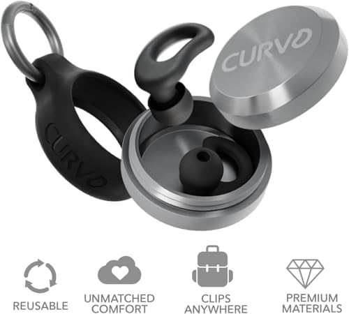 CURVD Ear Plugs for Sleeping, Noise Blocking Earplugs, 28dB SNR - Image 5