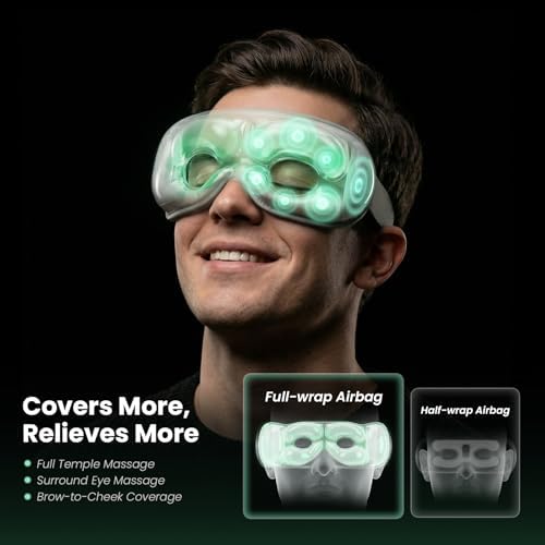 BOB AND BRAD Eye Massager with Heat and Cooling, FSA-HSA Eligible, Heated Eye - Image 4