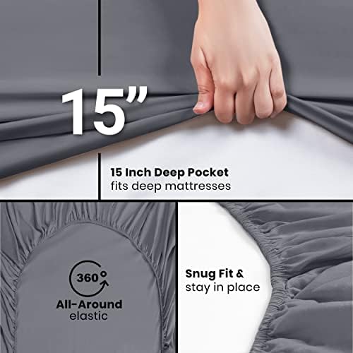 Utopia Bedding Queen Fitted Sheets - Image 3