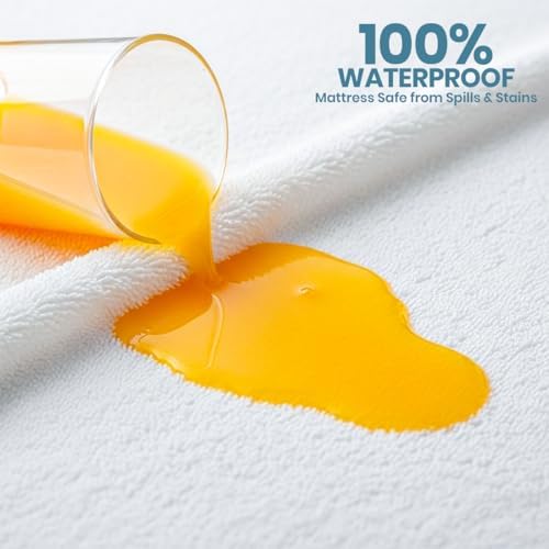 Waterproof Twin XL Size Mattress Protector fits Upto 15" Deep Pocket - Image 3
