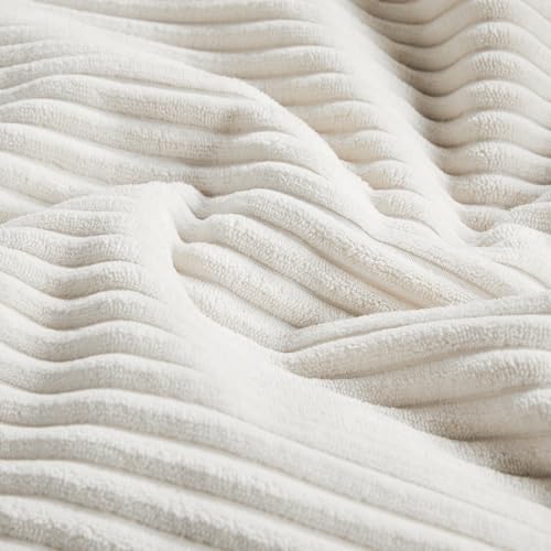 Fancy Homi 2 Packs Cream White Lumbar Decorative Throw Pillow Covers 20x28 Inch - Image 5