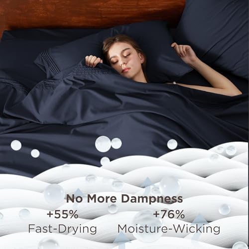 Bedsure Twin XL Sheets Dorm Bedding, GentleSoft Breathable Extra Long Twin - Image 3