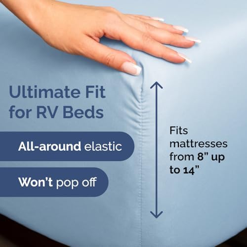 Short Queen Size 4 Piece Bed Sheet Set - Image 3