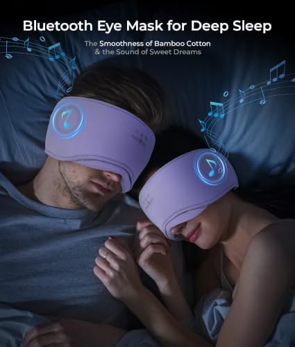 MUSICOZY Sleep Mask with Bluetooth Headphones Eyemask - Image 6