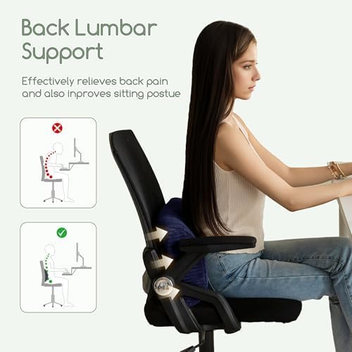 HIGOGOGO Lumbar Support Pillow for Recliner Chair/Accent Chair/Couch, Memory - Image 7