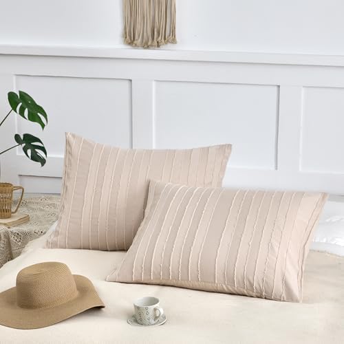 Standard Pillow Shams 2 Pack, Standard Size Pillowcases by xuandian