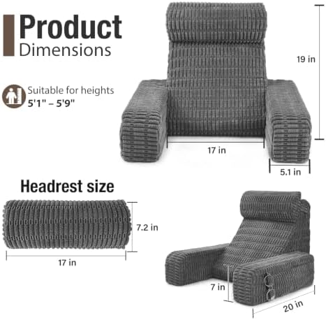Reading Pillow for Bed Sitting Up - Image 7