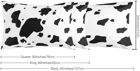 NTBAY Queen Cow Microfiber Pillowcases - Image 5