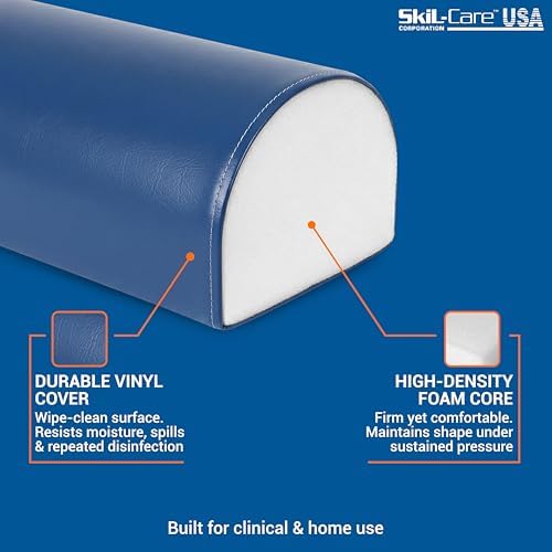 Skil-Care Knee Elevator Bolster, Half Round Foam, Wipe-Clean Vinyl - Image 4