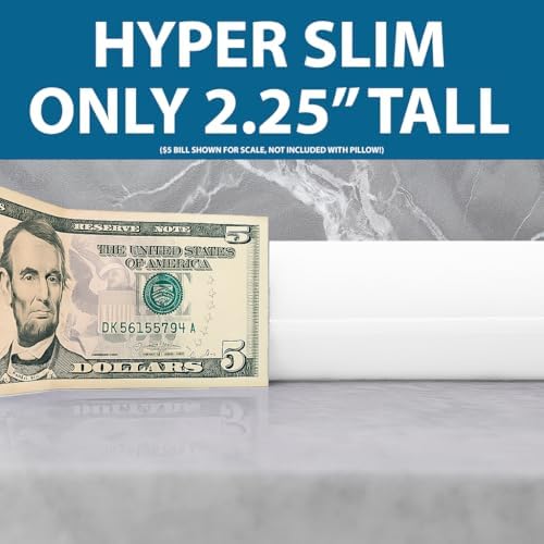 Bluewave Bedding Hyper Slim Gel Memory Foam Pillow - Image 4