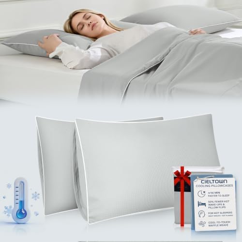 Cooling Pillow Cases for Hot Sleepers: Fall Asleep About 14 Minutes Faster by Unknown