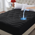 ELVEN HOME Full Size Mattress Pad Waterproof, Cooling Mattress Topper by ElvenHomeDirect