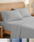 California Design Den Organic Cotton Twin Sheets Set, Light Grey by CaliforniaDesignDen