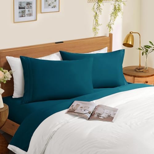 Horbaunal Microfiber Pillowcases Queen Size, 2 Pack - Image 2