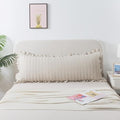 H Household Seersucker Body Pillowcases, 20x54 inches Long Pillowcase Ruffled by HHOUSEHOLD