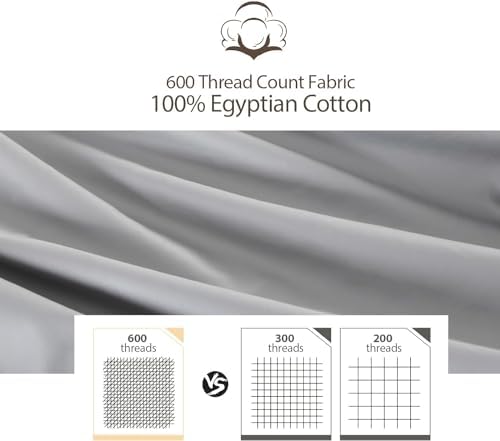 100% Cotton Zippered Pillow Protectors Queen Size - Image 5