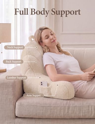 Yoofoss Reading Pillow for Bed Sitting up, Backrest Pillows - Image 2
