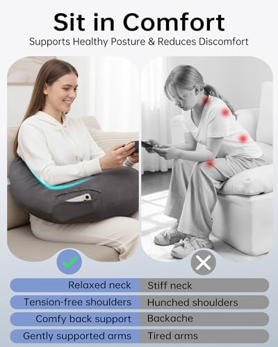 ENITYA U-Shaped Ergonomic Crochet Pillow - Image 6