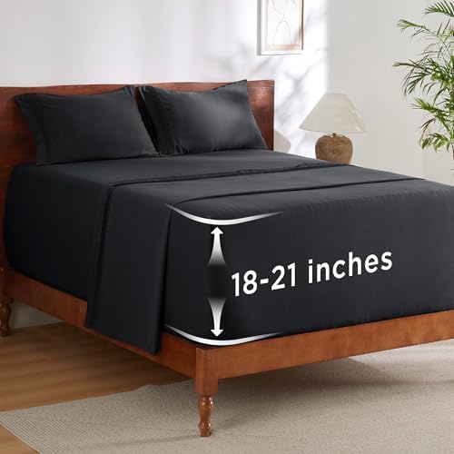 Bedsure Deep Pocket Full Size Bed Sheets Set by BEDSURE