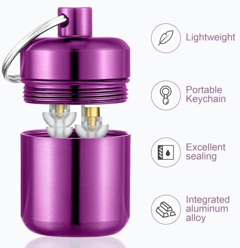 Hicarer 4 Pack Ear Plug Carrying Case - Image 4