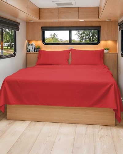 Short Queen Size 4 Piece Bed Sheet Set by CGKUnlimited