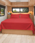 Short Queen Size 4 Piece Bed Sheet Set by CGKUnlimited
