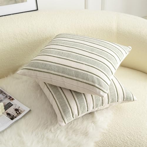Cethom Decorative Boho Throw Pillow Covers, Farmhouse Textured Pillow Case - Image 3