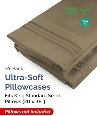 King Standard Pillow Cases Set of 10 - Image 2