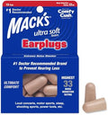 Mack's Ultra Soft Foam Earplugs, 10 Pair by Macks