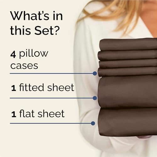 King 6 Piece Bed Sheet Set - Image 2