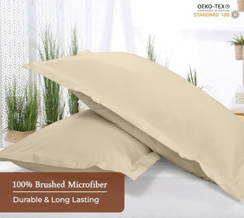 Royale Linens Microfiber King Size Pillow Shams Set of 2 - Image 4