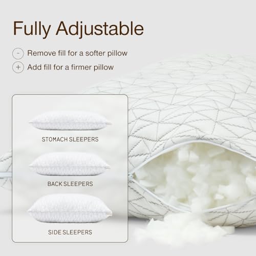 Coop Home Goods Original Adjustable Pillow, King Size Bed Pillow - Image 2
