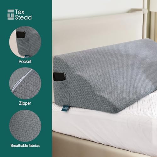 Headboard Wedge Pillow High-Resilience Daybed Pillow Foam Cushion - Image 5