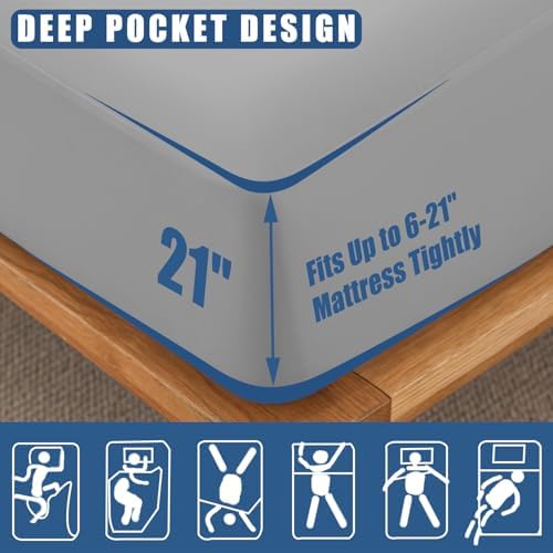 Waterproof Mattress Protector Twin Size, 2 Pack Breathable Mattress Cover - Image 3