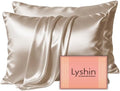 LYSHIN Silk Pillow Cases 2 Pack Standard Size by LYSHINSILKPILLOWCASES