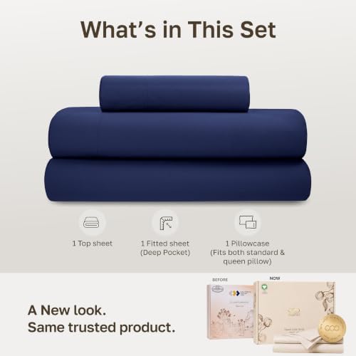 California Design Den 100% Organic Cotton XL Twin Sheet Set - Image 3